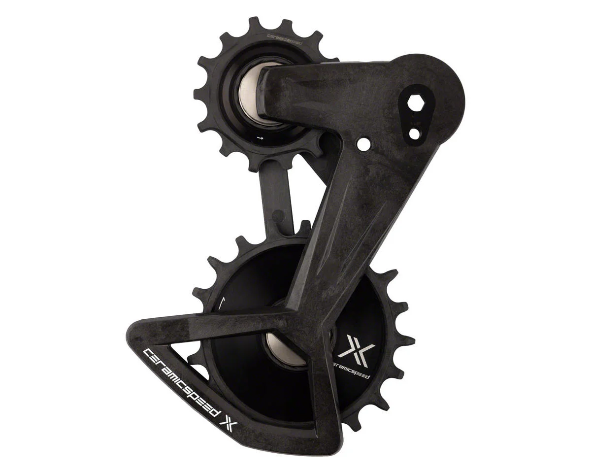 CeramicSpeed Oversized Pulley Wheel System (Black) (SRAM Eagle Transmission) (Coated Ceramic Bearings)